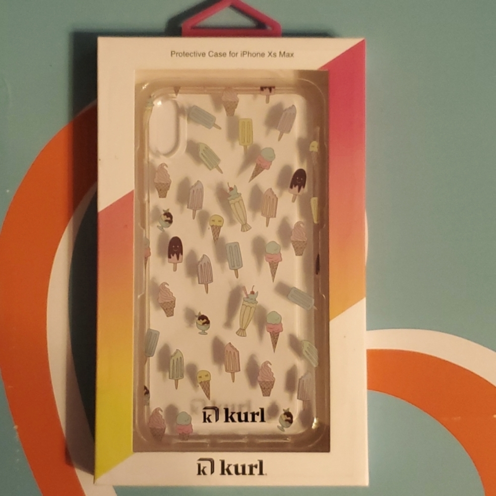 KURL Protective Case for IPHONE Xs Max clear NWT